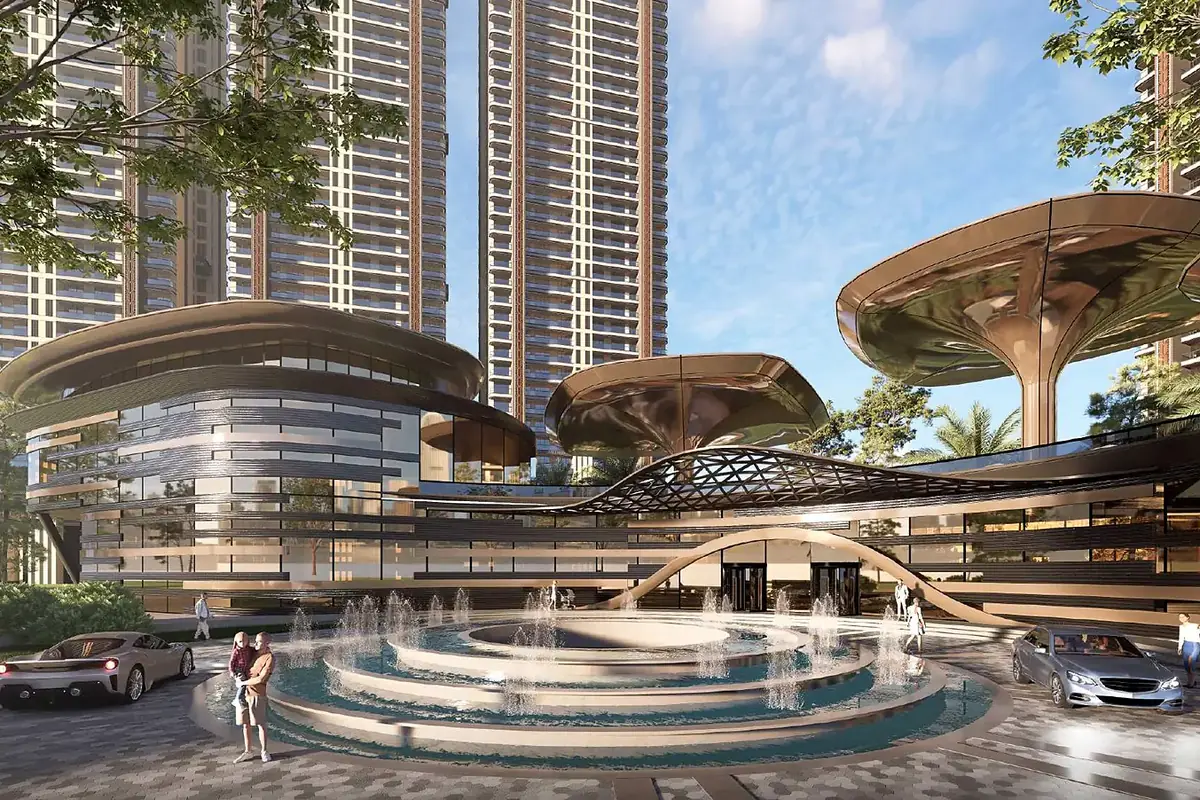 The Elysian Club entrance (artist's impression)